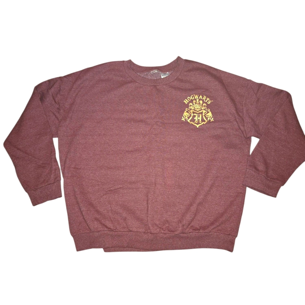 Harry Potter Hogwarts "I Solemnly Swear.." Rich Red Crewneck Sweatshirt Size XXL